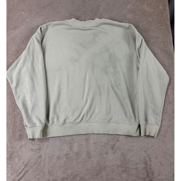 Vuori Sedona Crew Sweatshirt Women M Light Gray Cotton Blend Fair stains - Picture 6 of 11